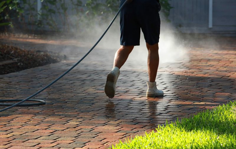 Brick Paver Patio Cleaning