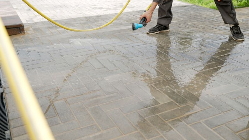 Brick Paver Patio Cleaning
