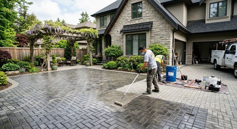 Concrete Walkway Sealing in Tacoma, WA