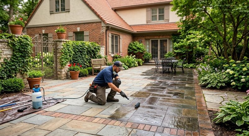 Courtyard Sealing in Renton, WA