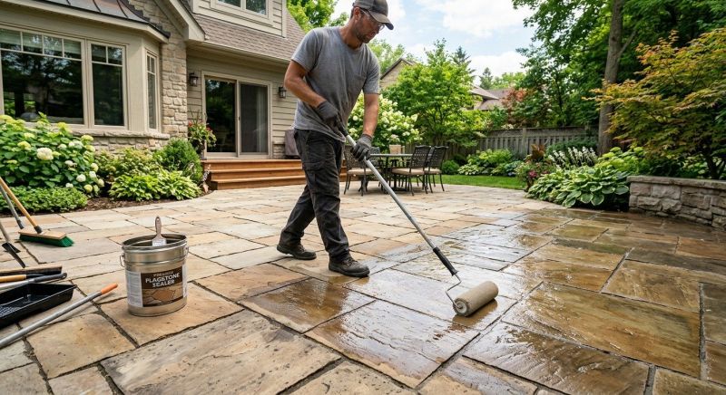 Flagstone Sealing in Gig Harbor, WA