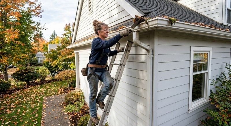 Gutter Downspout Unclogging in Fredericksburg, VA