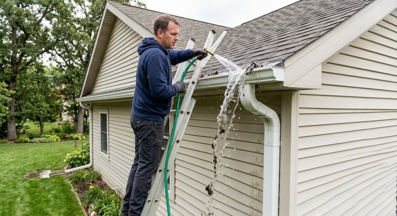 Rain Gutter Clearing in Frederick, MD