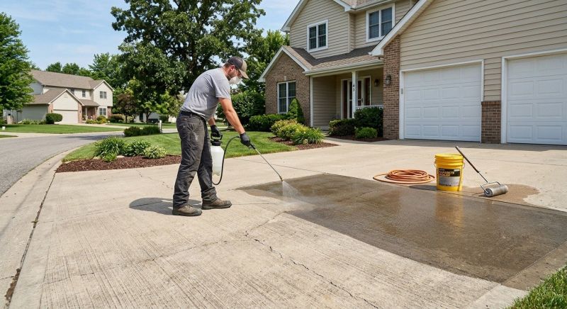 Stamped Concrete Sealing in Kansas City, KS
